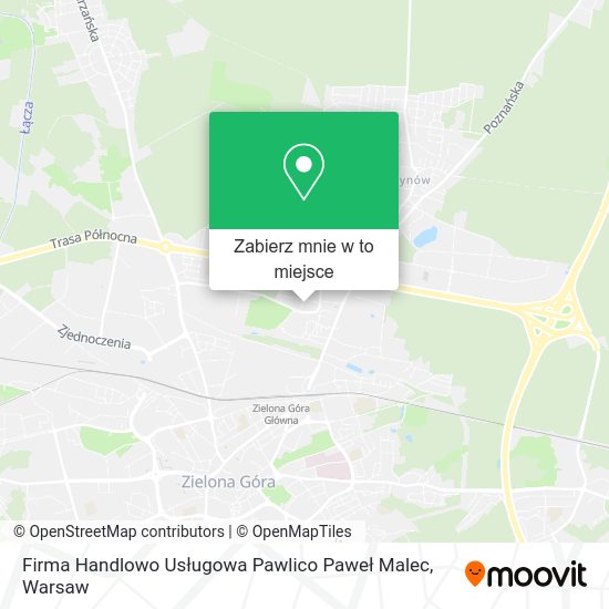 Mapa Firma Handlowo Usługowa Pawlico Paweł Malec