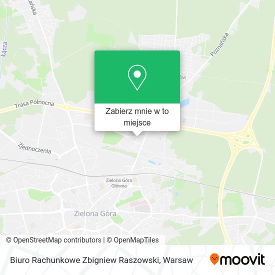 Mapa Biuro Rachunkowe Zbigniew Raszowski