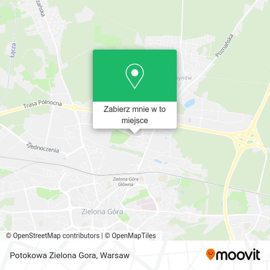 Mapa Potokowa Zielona Gora