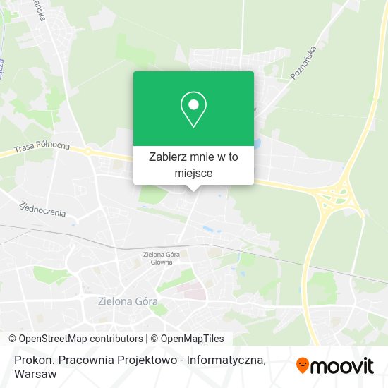 Mapa Prokon. Pracownia Projektowo - Informatyczna