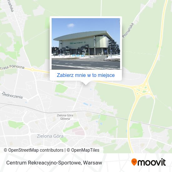 Mapa Centrum Rekreacyjno-Sportowe