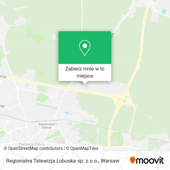 Mapa Regionalna Telewizja Lubuska sp. z o.o.