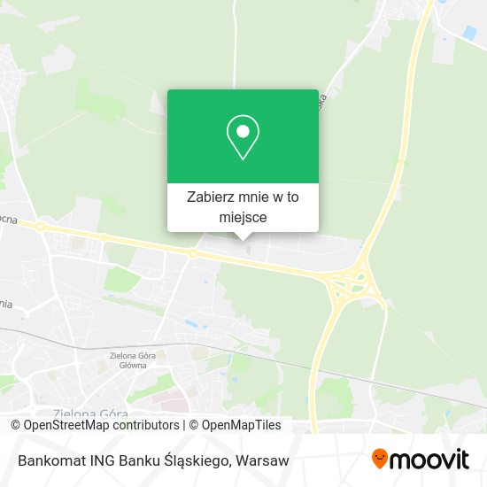 Mapa Bankomat ING Banku Śląskiego