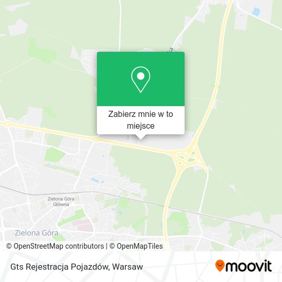 Mapa Gts Rejestracja Pojazdów