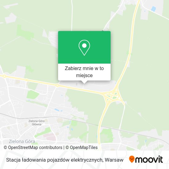 Mapa Stacja ładowania pojazdów elektrycznych