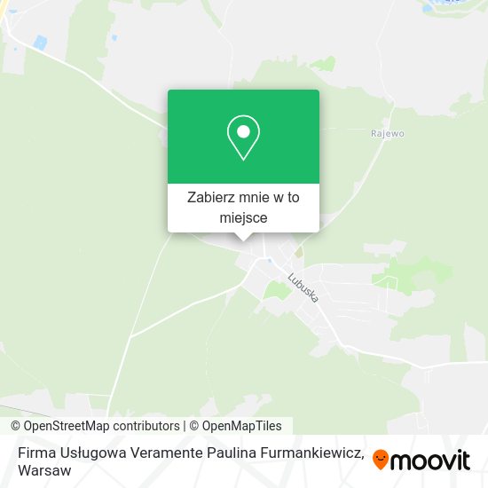 Mapa Firma Usługowa Veramente Paulina Furmankiewicz