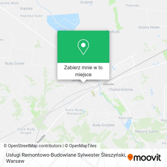 Mapa Usługi Remontowo-Budowlane Sylwester Śleszyński