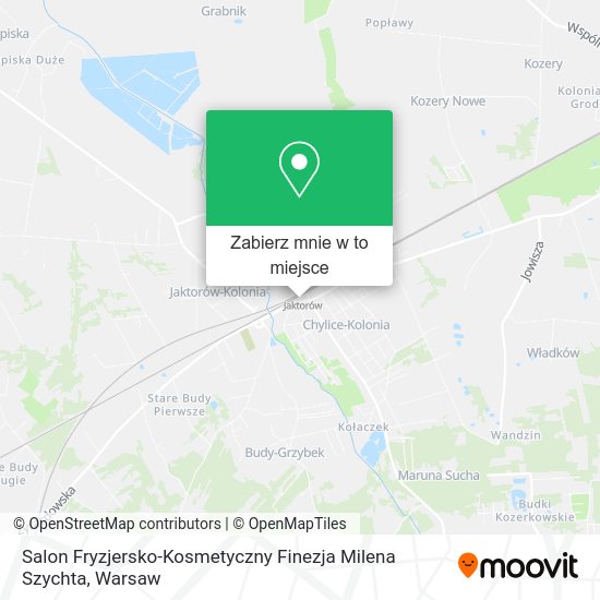 Mapa Salon Fryzjersko-Kosmetyczny Finezja Milena Szychta