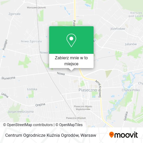 Mapa Centrum Ogrodnicze Kuźnia Ogrodów