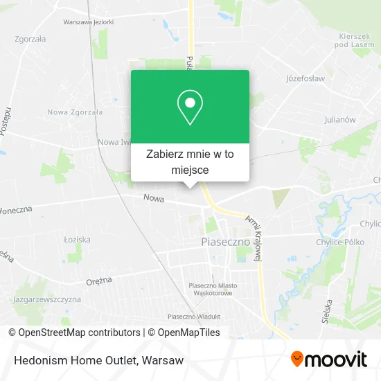 Mapa Hedonism Home Outlet