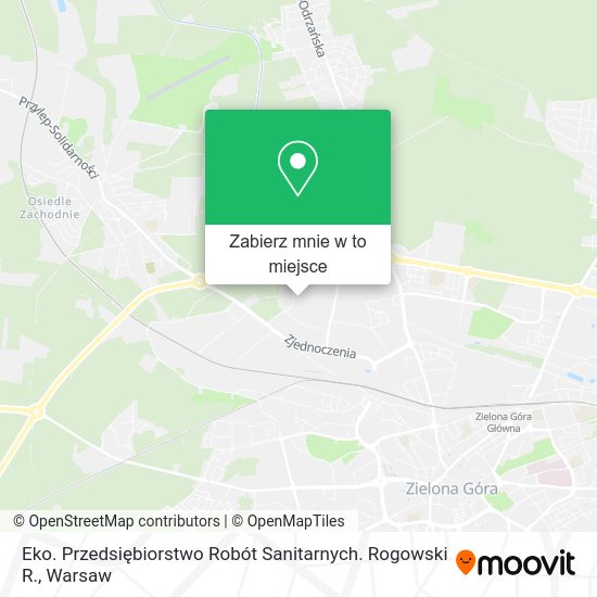 Mapa Eko. Przedsiębiorstwo Robót Sanitarnych. Rogowski R.