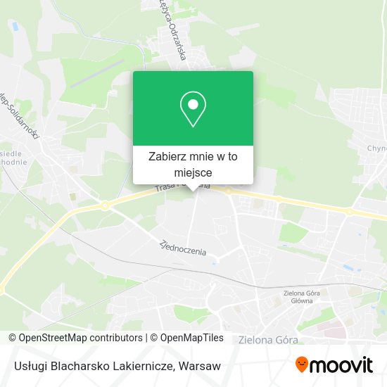 Mapa Usługi Blacharsko Lakiernicze