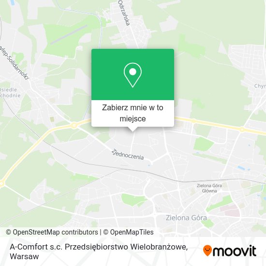 Mapa A-Comfort s.c. Przedsiębiorstwo Wielobranżowe