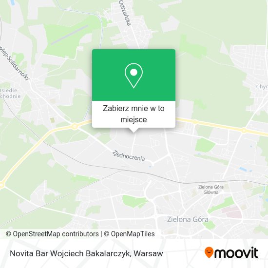 Mapa Novita Bar Wojciech Bakalarczyk