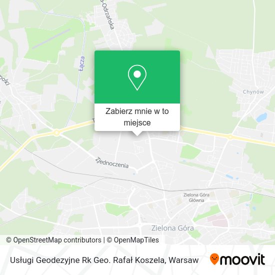 Mapa Usługi Geodezyjne Rk Geo. Rafał Koszela