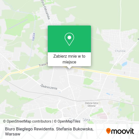 Mapa Biuro Biegłego Rewidenta. Stefania Bukowska