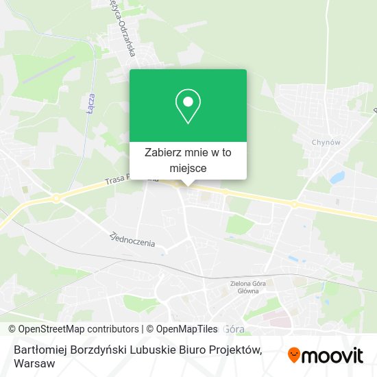 Mapa Bartłomiej Borzdyński Lubuskie Biuro Projektów