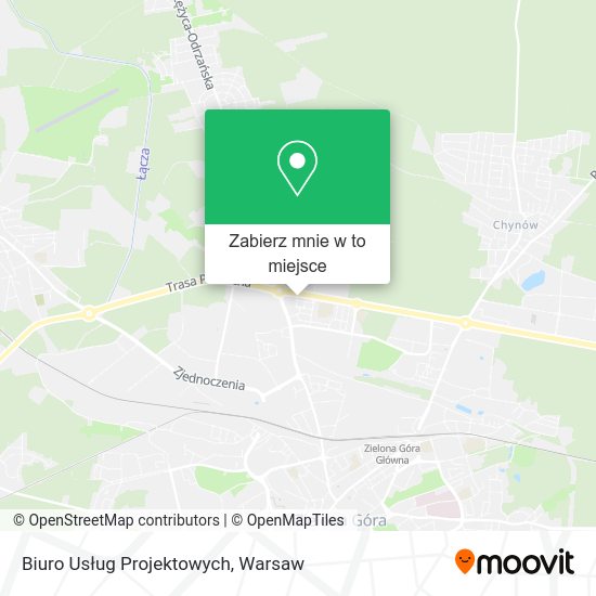 Mapa Biuro Usług Projektowych