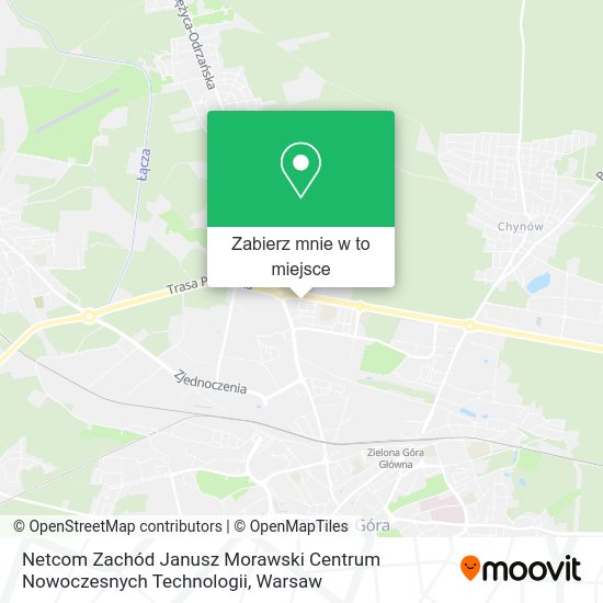 Mapa Netcom Zachód Janusz Morawski Centrum Nowoczesnych Technologii