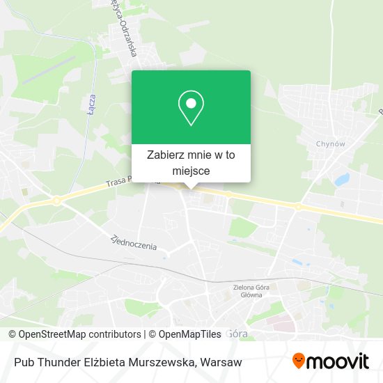 Mapa Pub Thunder Elżbieta Murszewska