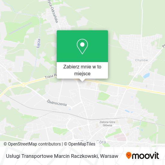 Mapa Usługi Transportowe Marcin Raczkowski