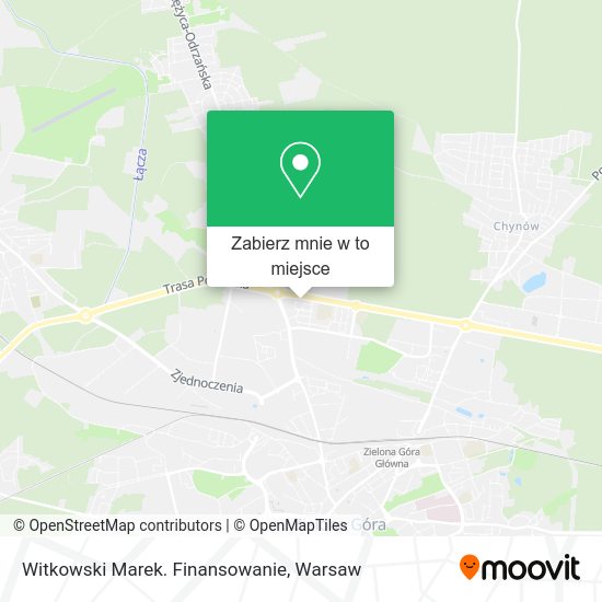 Mapa Witkowski Marek. Finansowanie