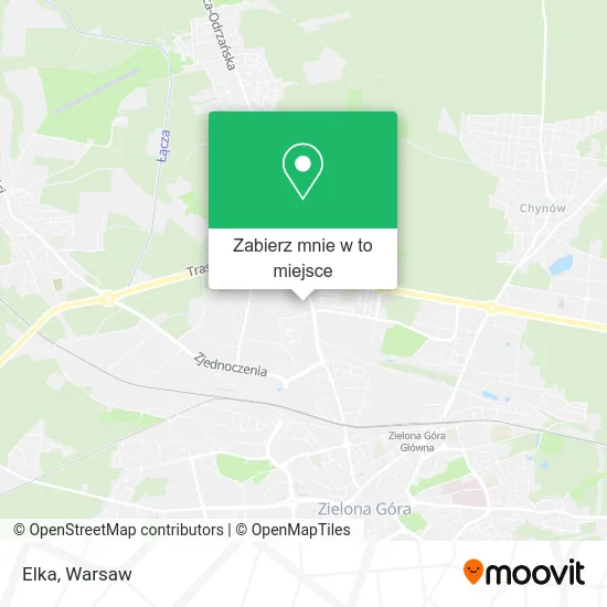 Mapa Elka