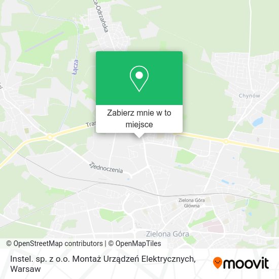 Mapa Instel. sp. z o.o. Montaż Urządzeń Elektrycznych