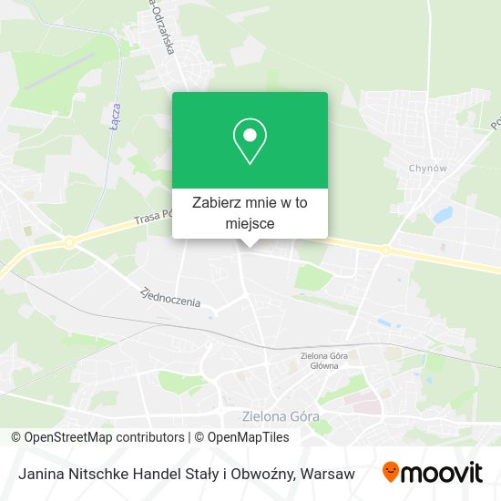 Mapa Janina Nitschke Handel Stały i Obwoźny