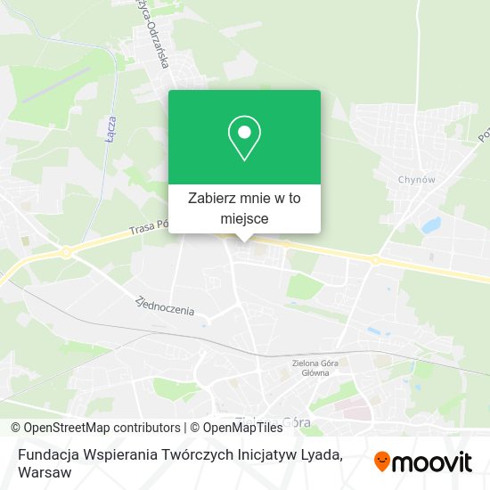 Mapa Fundacja Wspierania Twórczych Inicjatyw Lyada