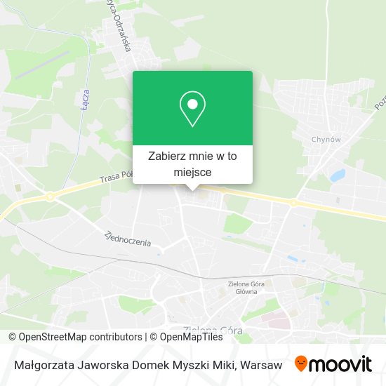 Mapa Małgorzata Jaworska Domek Myszki Miki