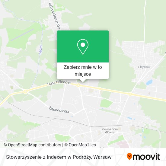 Mapa Stowarzyszenie z Indexem w Podróży