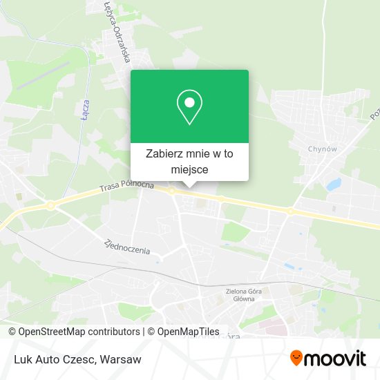 Mapa Luk Auto Czesc