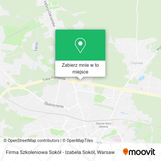 Mapa Firma Szkoleniowa Sokół - Izabela Sokół