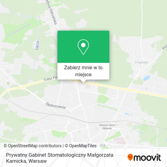 Mapa Prywatny Gabinet Stomatologiczny Małgorzata Karnicka