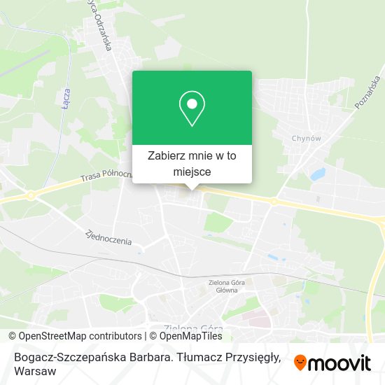 Mapa Bogacz-Szczepańska Barbara. Tłumacz Przysięgły