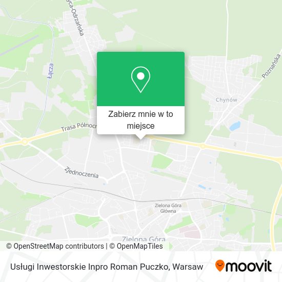 Mapa Usługi Inwestorskie Inpro Roman Puczko