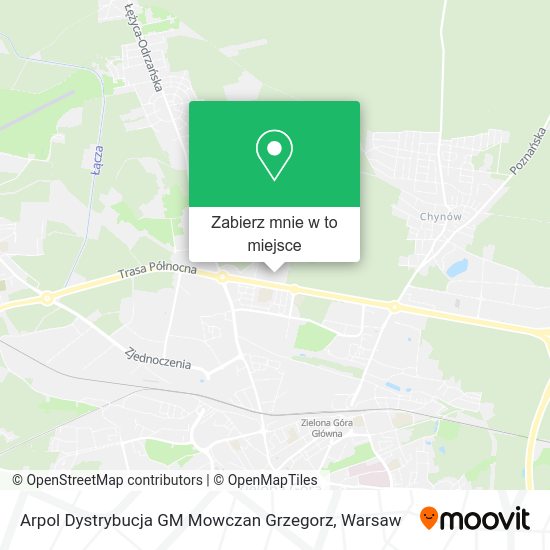 Mapa Arpol Dystrybucja GM Mowczan Grzegorz