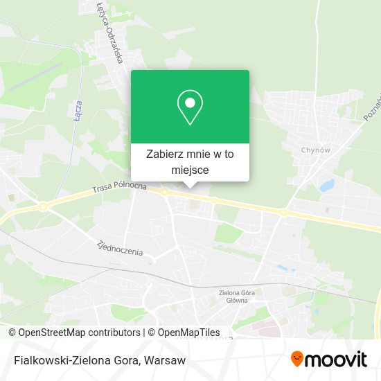 Mapa Fialkowski-Zielona Gora