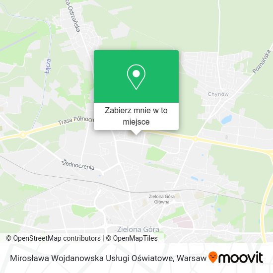 Mapa Mirosława Wojdanowska Usługi Oświatowe