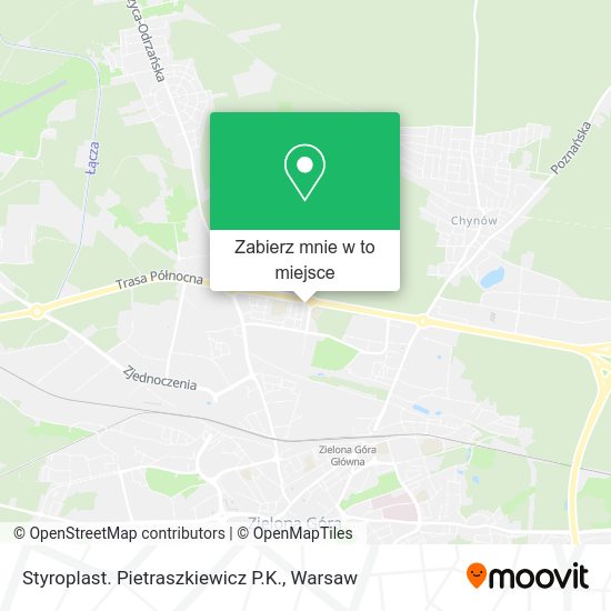 Mapa Styroplast. Pietraszkiewicz P.K.