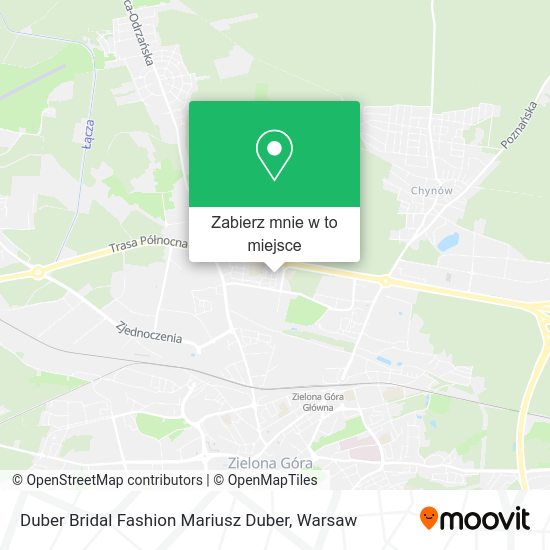 Mapa Duber Bridal Fashion Mariusz Duber