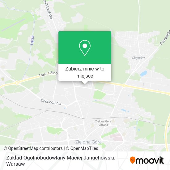 Mapa Zakład Ogólnobudowlany Maciej Januchowski