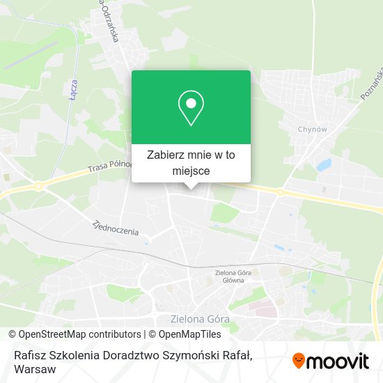 Mapa Rafisz Szkolenia Doradztwo Szymoński Rafał