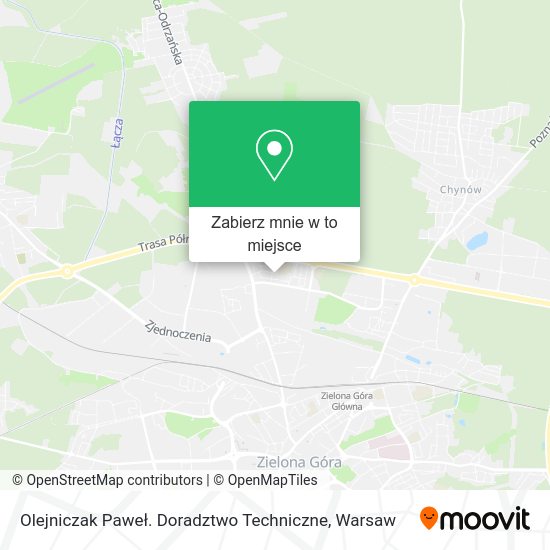 Mapa Olejniczak Paweł. Doradztwo Techniczne