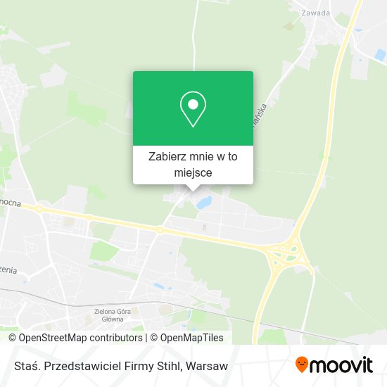 Mapa Staś. Przedstawiciel Firmy Stihl