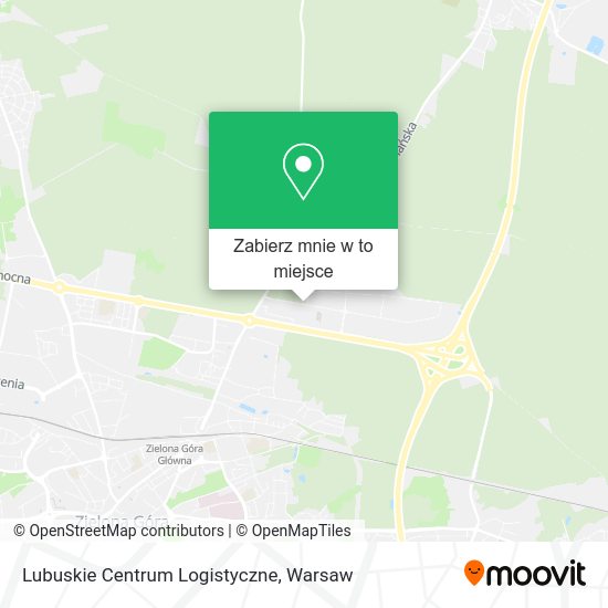 Mapa Lubuskie Centrum Logistyczne