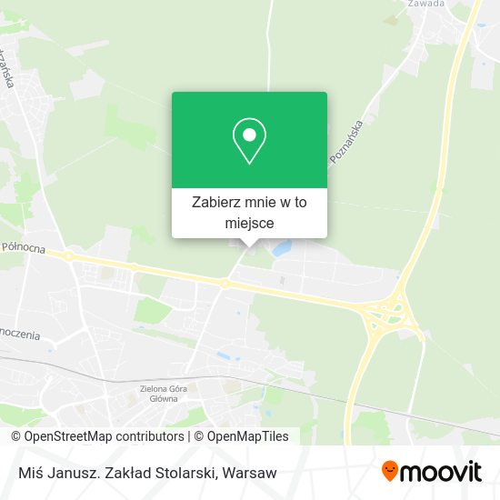 Mapa Miś Janusz. Zakład Stolarski