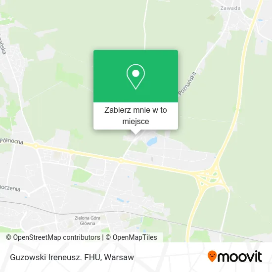 Mapa Guzowski Ireneusz. FHU