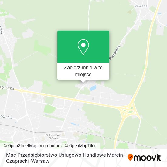 Mapa Mac Przedsiębiorstwo Usługowo-Handlowe Marcin Czapracki